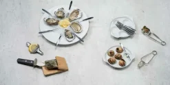 Escargottang set van 2 metaal
