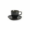 Espressokopje met schoteltje 9,5 cl en 11,5 cm Saffier Mielo