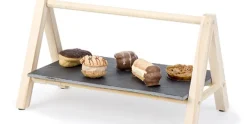 Etagere leisteen- hout 29 cm