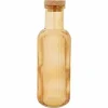 Fles 1 liter met kurk Raya Oker