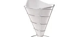 Frietzak met houder 12 x 23 cm
