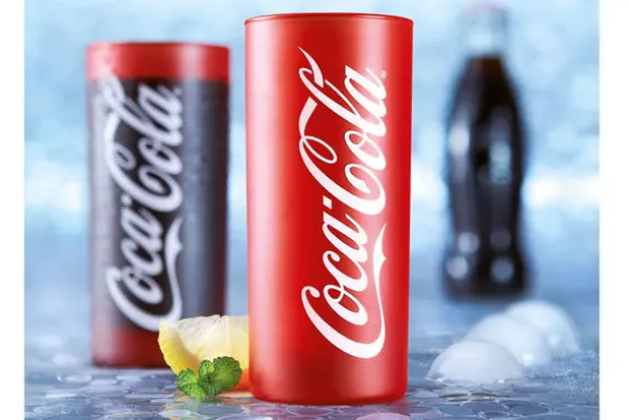Frisdrankglazen Coca Cola 3-delig frozen