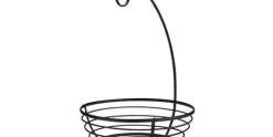 Fruitmand met bananenhanger zwart