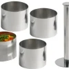 Garneercirkels met voedselaanstamper set van 4 stuks Cosy & Trendy