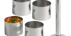 Garneercirkels met voedselaanstamper set van 4 stuks Cosy & Trendy