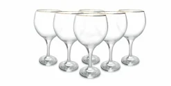 Gin Tonic glas Florence 64,5cl met gouden rand