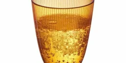 Glas 31 cl Concepto Stripy Amber