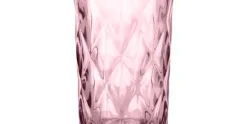 Glas 340 ml roze Gemstone Amethyst
