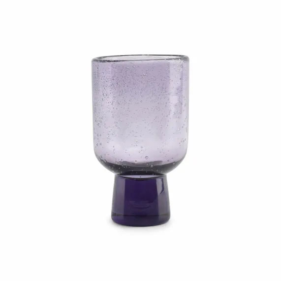 Glas op voet 25 cl Kolon paars
