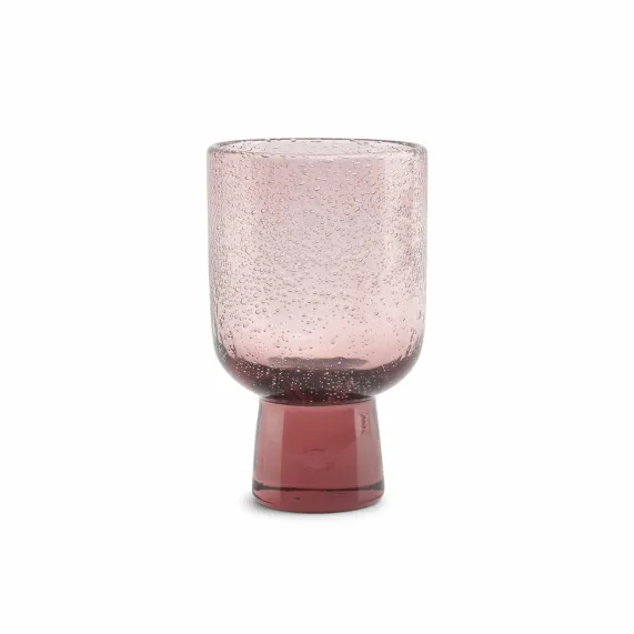 Glas op voet 25 cl Kolon roze