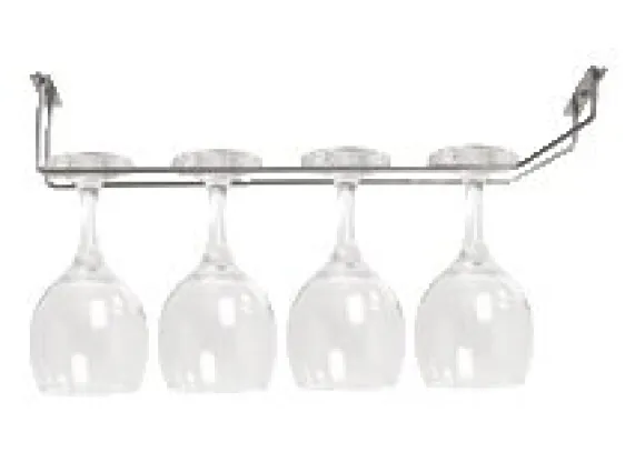Glazenrek 61 cm inox