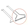 Glazenrek 30x14 cm chrome set van 2