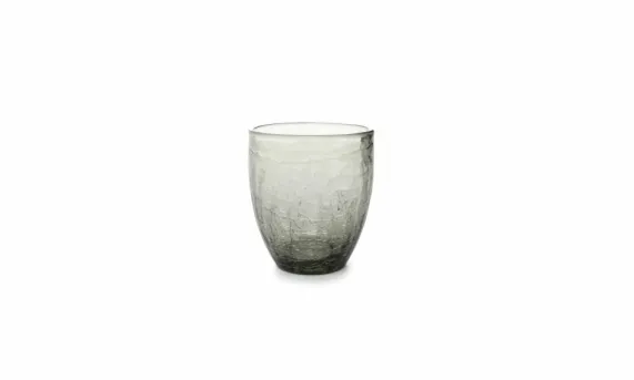 Glazen set 12-delig Grey Crackle