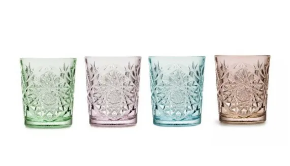 Glazen set 4-delig Hobstar Rainbow