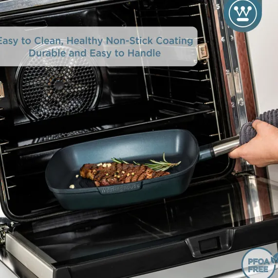 Grillpan 28 cm Blauw Performance Series Inductie Westinghouse