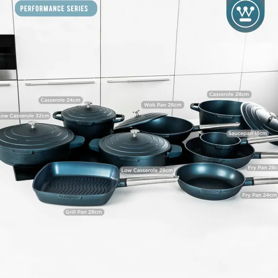 Grillpan 28 cm Blauw Performance Series Inductie Westinghouse
