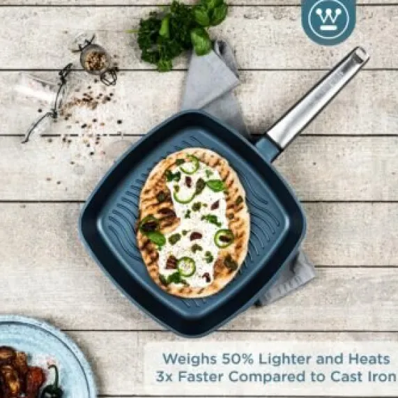 Grillpan 28 cm Blauw Performance Series Inductie Westinghouse