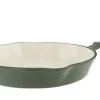 Grillpan 22cm Castard gietijzer glansgroen