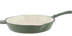 Grillpan 22cm Castard gietijzer glansgroen