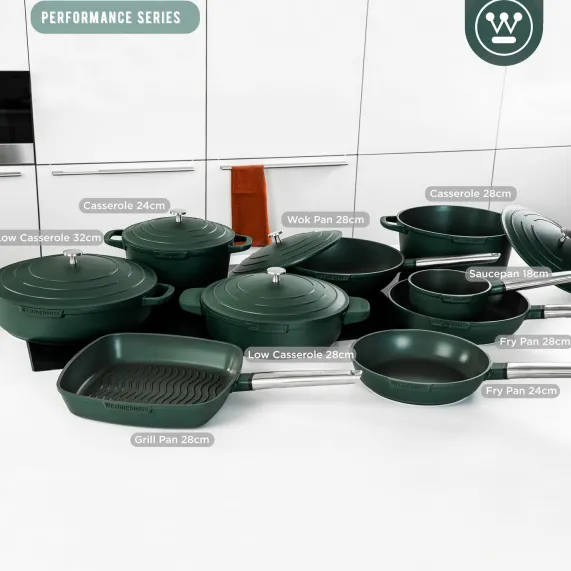 Hapjespan 32 cm Groen Performance Series Inductie Westinghouse