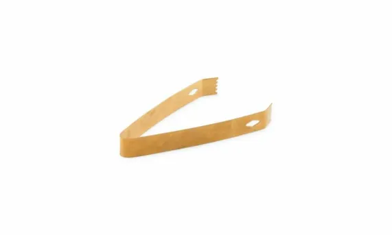 Ijsblokjestang 16 cm Antique Gold Bar