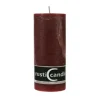 Kaars cylinder wijnrood
