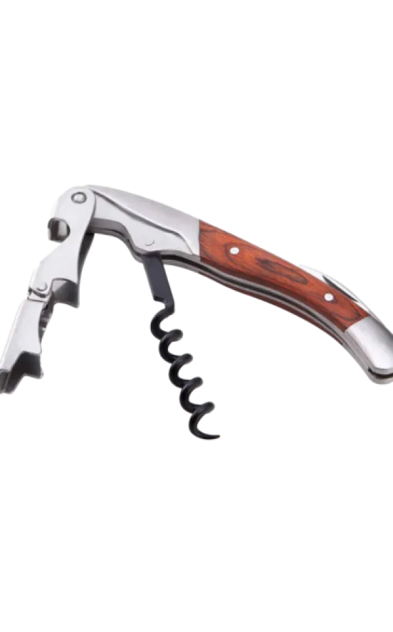 Kelnermes hout RVS 12 cm