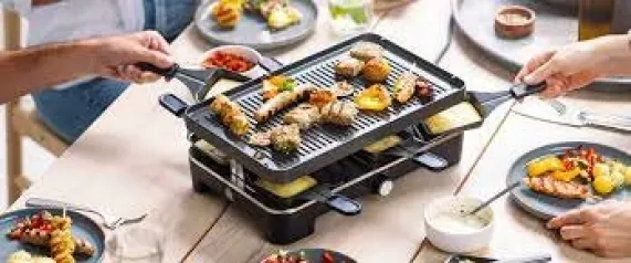 Keramische gourmet set Raclette 37 x 25 cm BK Connect