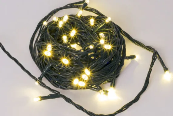 Kerstverlichting 6 meter LED Warm Wit Glimmer Light