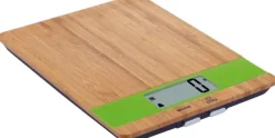 Keukenweegschaal 5 kg bamboe Cosy & Trendy LED