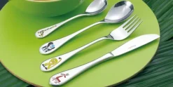 Kinderbestek 4-delig Safari Amefa