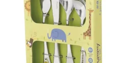 Kinderbestek 4-delig Safari Amefa