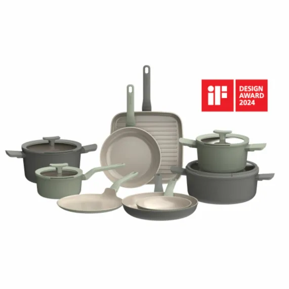 Koekenpan 32 cm Balance Sage LEO RECYCLED
