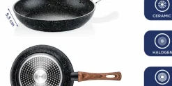 Koekenpan 28 cm Black Marble Wood Westinghouse