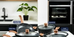 Koekenpan 28 cm Black Marble Wood Westinghouse