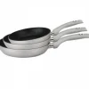 Koekenpan 28 cm marmeren coating zilver