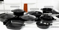 Koekenpan 24 cm Zwart Performance Series Inductie Westinghouse