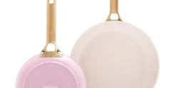Koekenpannenset 2 delig Greenpan Padova Blush Pink Gold