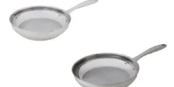 Koekenpanset 2-delig 24/28 cm RVS Classic