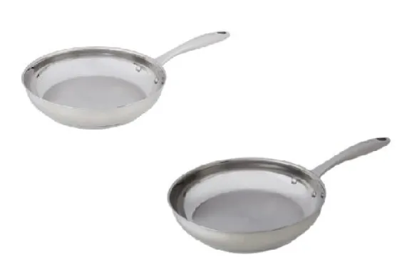 Koekenpanset 2-delig 24/28 cm RVS Classic