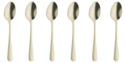 Koffielepels set van 6 Austin Vintage champagne Amefa