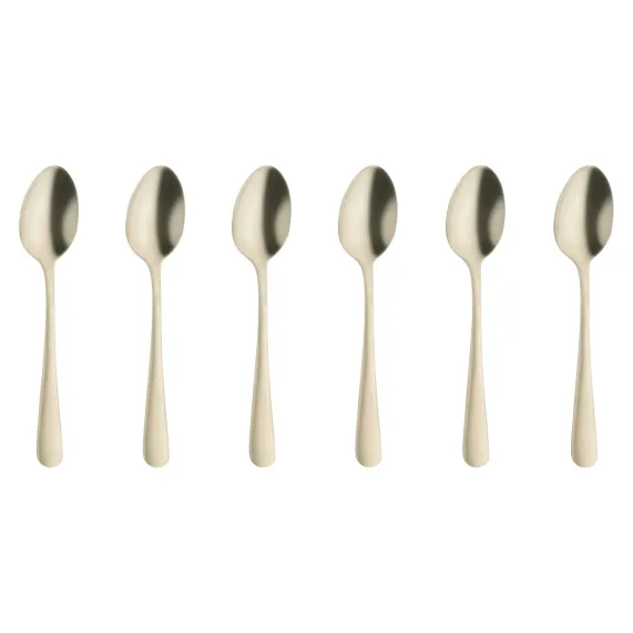 Koffielepels set van 6 Austin Vintage champagne Amefa