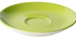 Koffie schotel 13,5 cm groen Bart Maastricht Porselein Colour Cafe