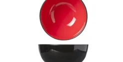 Kom 15cm rood Finesse