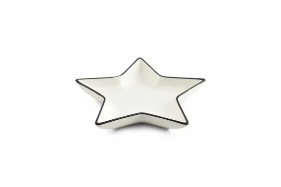 Kom 15 cm Wit Nero ster