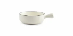 Kom met handvat 15 cm Wit Nero