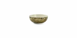 Kom 16 x 6 cm Groen/Bruin Resto