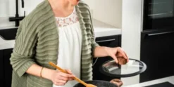 Kookpan 24 cm Black Marble Wood Westinghouse