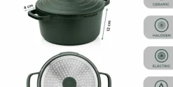 Kookpan 28 cm Groen Performance Series Inductie Westinghouse