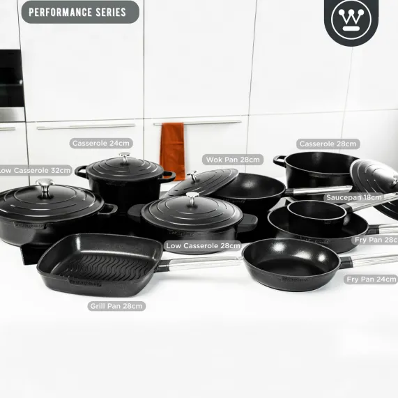Kookpan 24 cm Zwart Performance Series Inductie Westinghouse